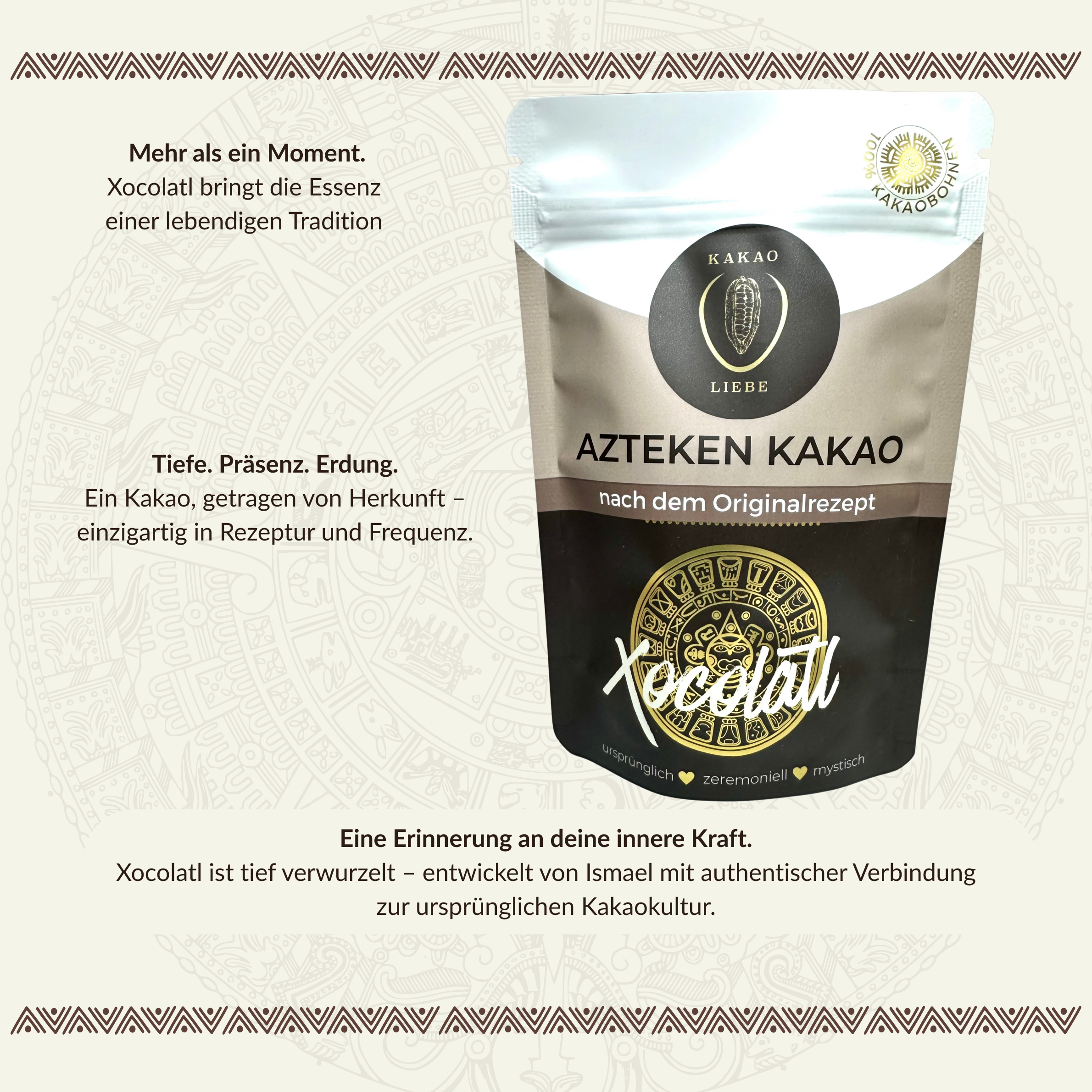 Xocolatl | Zeremonieller Kakao nach aztekischer Rezeptur