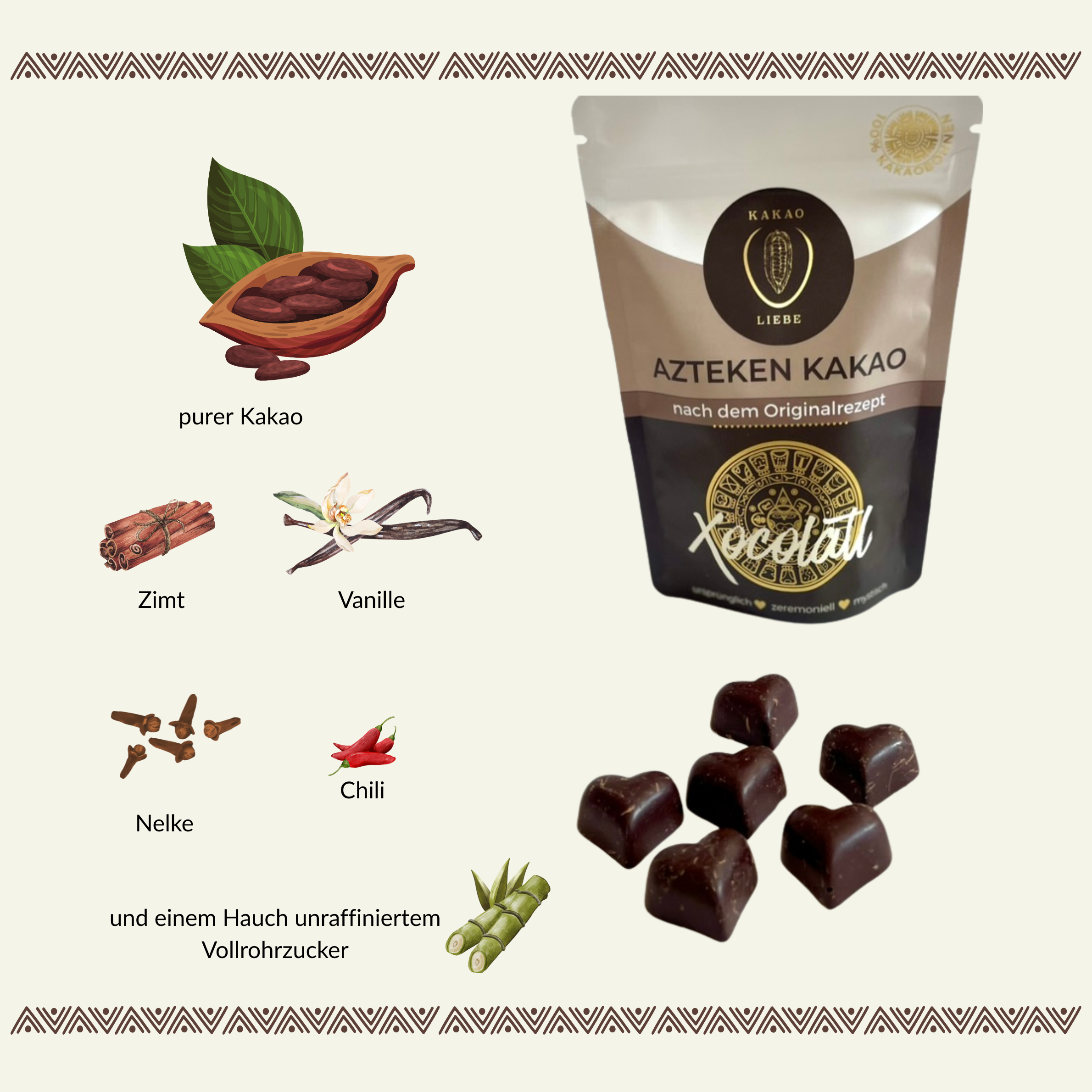 Xocolatl | Zeremonieller Kakao nach aztekischer Rezeptur