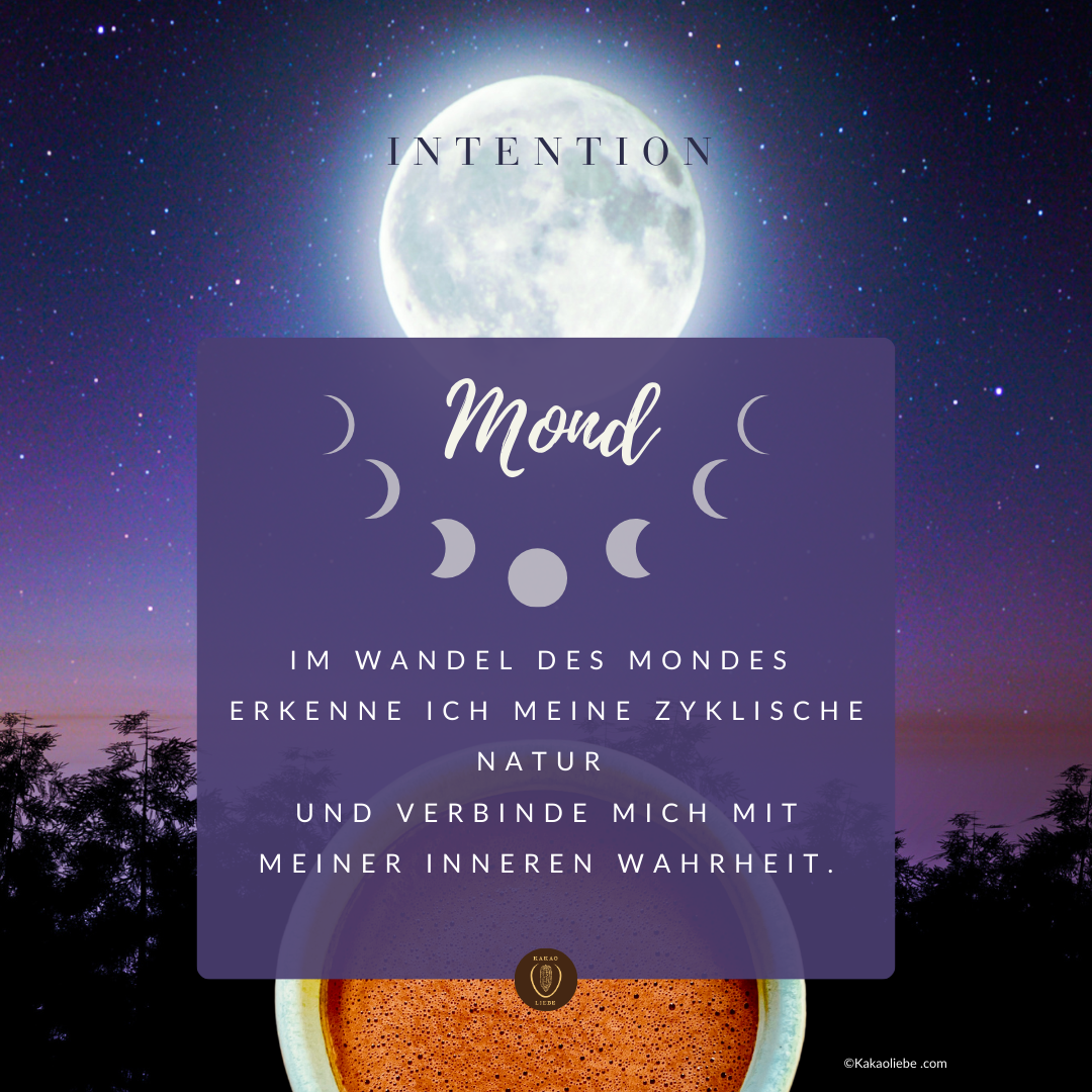 ●☽ Mondkakao für deine weibliche Kraft