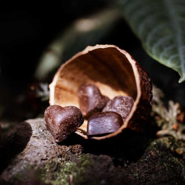 Kakaoherzen von Kakaoliebe 150 Gramm Packung