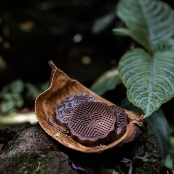Kakaoornamente Einzelportion Kakaoliebe